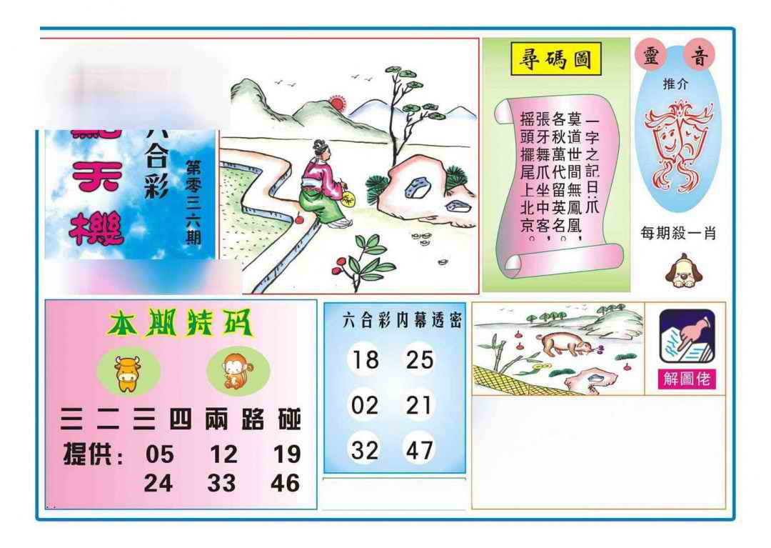 036期热点天机[图]